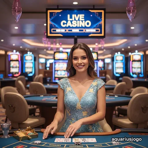 Ilustração de Aproveite a experiência de cassino ao vivo na aquariusjogo