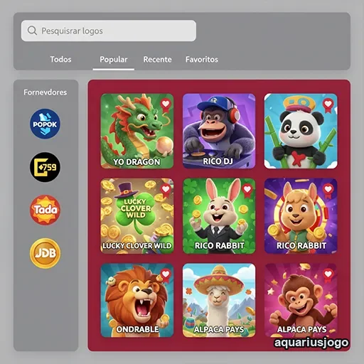Ilustração de Descubra o mundo de jogos online no aquariusjogo