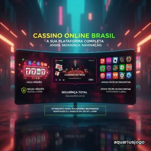 Ilustração de Descubra a plataforma de jogos AQUARIUSJOGO com segurança inigualável