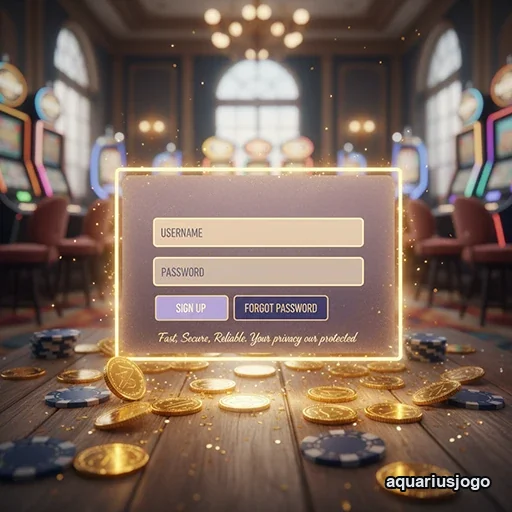 Ilustração de Descubra a plataforma de jogos AQUARIUSJOGO com segurança inigualável